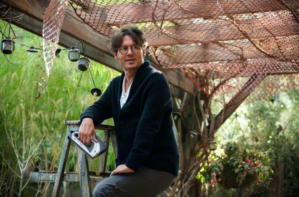 Dr. Will Caster in his garden, representing the blend of technology and biology